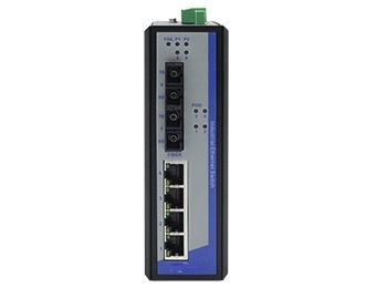 4 ports 10/100/1000Base-T Industrial POE Ethernet Switch  With 2-Ports Gigabit 