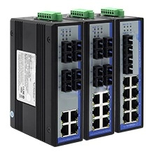 8 2G Gigabit DIN-Rail Layer 2 Managed Industrial Ethernet Switches