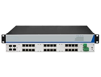 24 Ports Rackmount 10/100M Unmanaged Industrial Ethernet Switches with 4xGigabit SFP